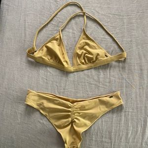 Rip Curl yellow bikini